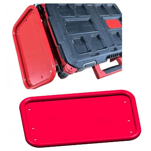 Für Milwaukee Packout klappbar/abnehmbarer Beistelltisch für Aufbewahrungssystem (rot)
