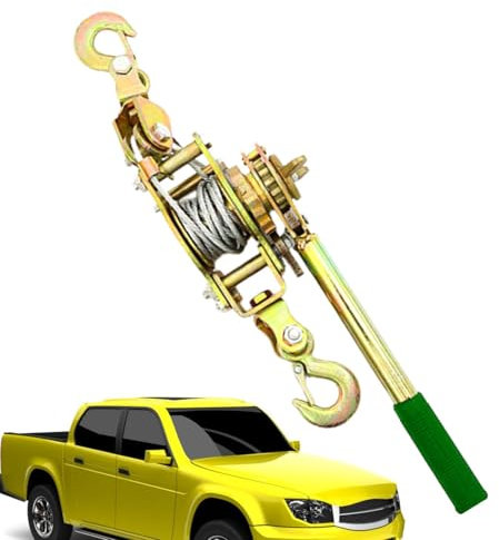 Tensor de alambre para cercas, tensor de cuerda manual | Tensor de trinquete con engranajes reforzados: ideal para cercas agrícolas, automotrices y de máquinas, resistente para mantener