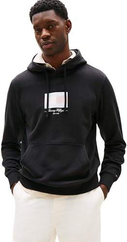 Tommy Hilfiger Herren Hoodie Ithaca Flag aus Baumwolle