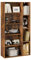 eSituro Scaffale per Libri, Libreria con 9 Scomparti, Libreria da Terra per Studio, Soggiorno, Camera da Letto, L80 x P30 x H150 cm, Marrone rustico, SBKC0064