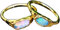 Multifire Australischer Opal-Ring, handgefertigter Schmuck, galvanisierte Ringe, natürlicher Opal-Edelstein-Ring für Frauen, perfektes Muttertagsgeschenk, roher Opal-Ring