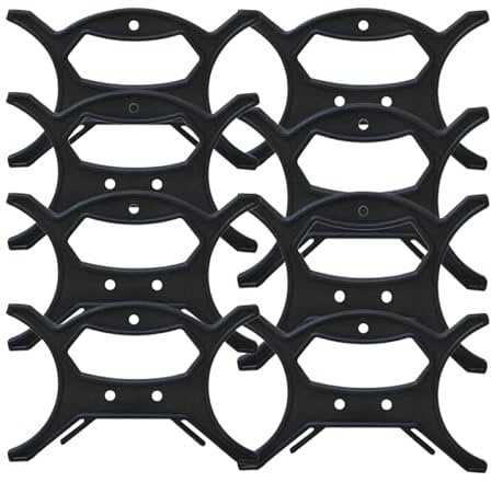 rongweiwang 8pcs Tree Fairy Lights Cable Wind Up Reel Neat And Organized Tree Lights Cords ABS Christmas Tree Light Storage Reel