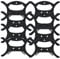 rongweiwang 8pcs Tree Fairy Lights Cable Wind Up Reel Neat And Organized Tree Lights Cords ABS Christmas Tree Light Storage Reel