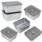 ELLECILA Stainless Steel Containers With Lids, 6pcs Reusable Oven Safe Meal Prep Containers, Stainless Steel Food Storage Containers for Refrigerator Oven Freezer Dishwasher, 500ML