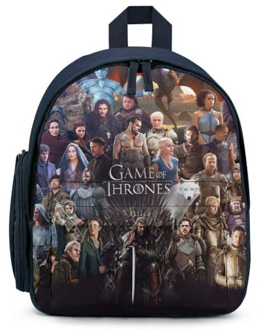 YINGC Game of Thrones - Zaino per bambini, per la scuola, per libri, viaggi, per ragazzi e ragazze, Nero , Taglia unica