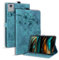 Custodia per Xiaoxin Pad 2025 11 pollici TB336, Xiaoxin Pad 2024 Cover in pelle PU con portamatite, supporto per carte di credito, antiurto, copertura protettiva di grado militare Sakura Cat verde