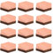 Gatuida 12 Stück Holz Kühlschrankmagnete Dekorative Hexagon Magnete für Büro Küche Whiteboard Sicherer Halt Moderne Ästhetik für Notizen und Erinnerungen
