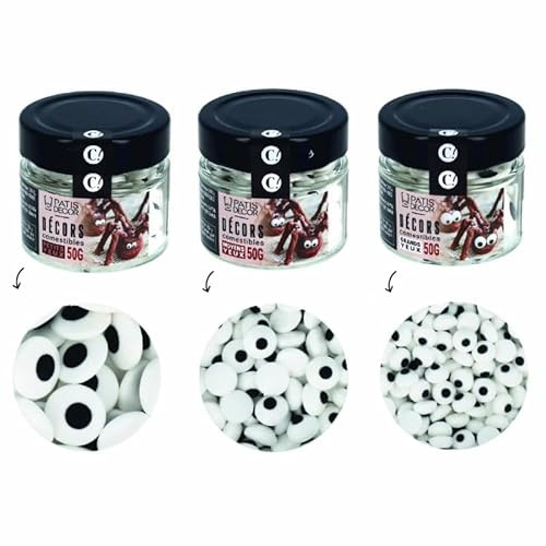 Kit de décors comestibles yeux