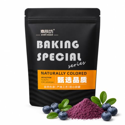 TraiHuyan Polvere Di Mirtilli Selvatici Liofilizzati 100 G – Polvere Di Mirtilli 100% Naturale, Senza Additivi Né Zuccheri Aggiunti – Ideale Per Dolci, Frullati E Yogurt.