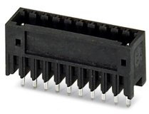 PHOENIX CONTACT MCV 0,5/2-G-2,5 THT Leiterplattengrundleiste, 0.5 mm² Nennquerschnitt, 2 Anschlüsse, MCV 0,5/..-G-THT Artikelfamilie, 2.5 mm Rastermaß, 3.5 mm Pinlänge, Schwarz, 50 Stück
