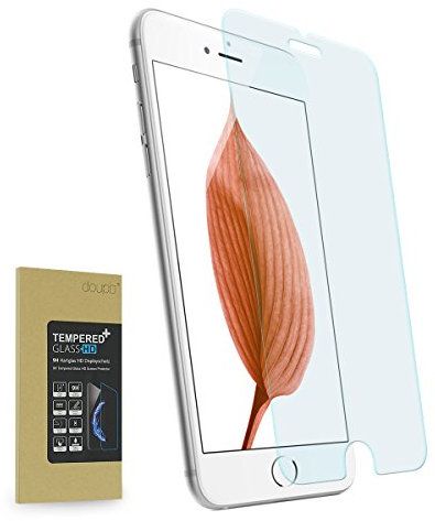 doupi Protector de Pantalla Compatible con iPhone 6S Plus / 6 Plus (5,5 Pulgadas), 3D 9H HD Duro Vidrio Templado, Transparente