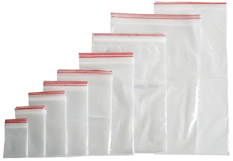 100St PE Druckverschlußbeutel 10x15 cm ZIP Beutel Schnellverschluß Tüten (40Varianten)