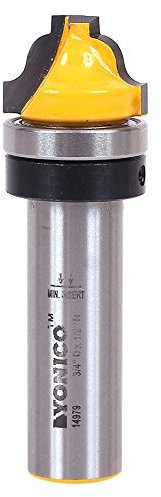 Yonico 14979 3/4-Inch Faux Panel Roman Ogee Groove Router Bit 1/2-Inch Shank