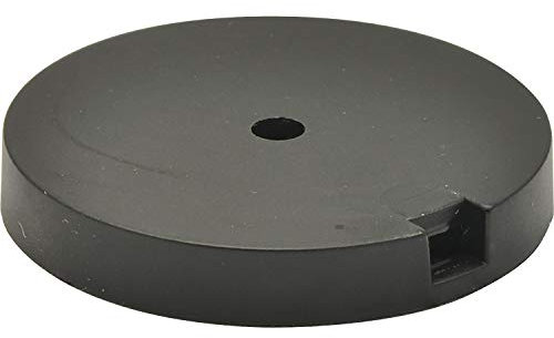 QuickClick Basisteil zum Anschrauben ø 40 mm, Höhe 5 mm, Kunststoff schwarz
