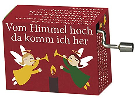 Fridolin Spieluhr Weihnachtslied - Vom Himmel hoch, da komm ich her Mini Drehorgel