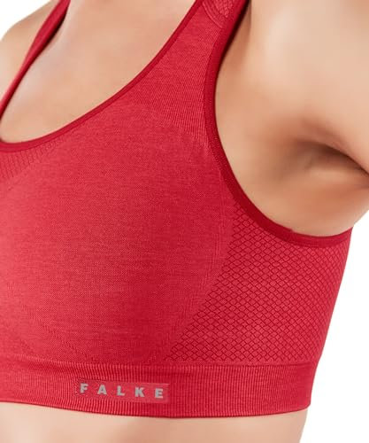 FALKE Damen Sport-BH Madison Low Support Bustier, Seamless Bra Top, breite Träger, Funktionsfaser, 1 Stück