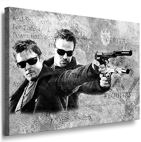 Myartstyle - Bilder Boondock Saints 100 x 70 cm Leinwandbilder XXL - 1 Teilige Wandbilder Film Popular Movies Kunstdrucke w-P-2020-140