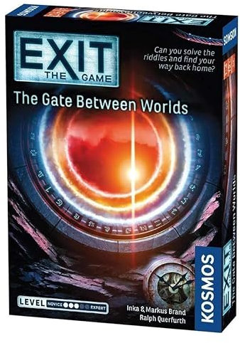 Thames & Kosmos - EXIT: The Gate Between Worlds - Level: 3/5 - Unique Escape Room Game - 1-4 Players - Puzzle Solving Strategy Board Games for Adults & Kids, Ages 10+ - 692879