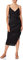 NA-KD Women's Drawstring Midi Dress Casual, Black, EU 42