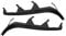 e46 headlight trim,Obere Scheinwerfer-Abdeckleisten,2 Stück Linke und Rechte Scheinwerfer-Abdeckleiste Scheinwerfer-Augenbraue 63126921859 63126921860 Passend für E46 325i / 330i