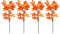Herbstlaub Herbst Zweige Herbstdeko Herbstblätter: 4 Stücke Blumenstrauß Herbstzweige Künstliche Dekozweige für Vasen Gestecke Weihnachten Tischdeko Landhaus Erntedankfest Halloween Deko Girlande