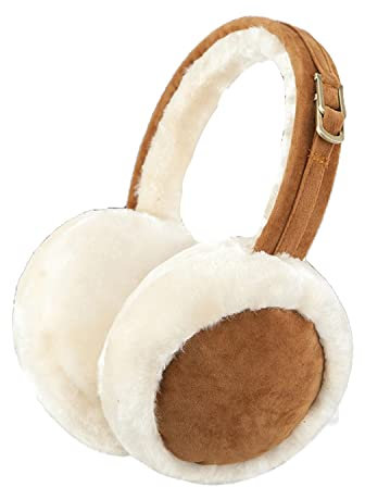 Ohrwärmer Damen Plüsch Ohrenwärmer Faltbare Winter kuscheliger Earmuffs Warme Toll Geschenk für Frauen (Braun)