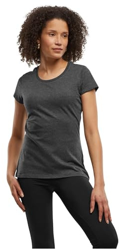 Build Your Brand Damen T-Shirt Basic Tee, Kurzarm Frauen T-Shirt mit Rundhalsausschnitt aus Baumwolle, in vielen Farben erhältlich, Größen XS-5XL