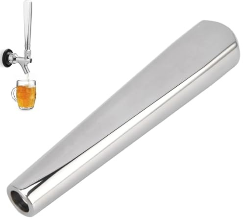 Mango de grifo de cerveza, Mango de acero inoxidable 304 resistente con rosca estándar de 3/8 pulgadas para barras de cerveza y elaboración casera, Accesorio duradero para barril de cerveza