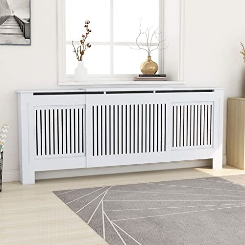 DCRAF Home Products-MDF Heizkörperverkleidung weiß 205 cm