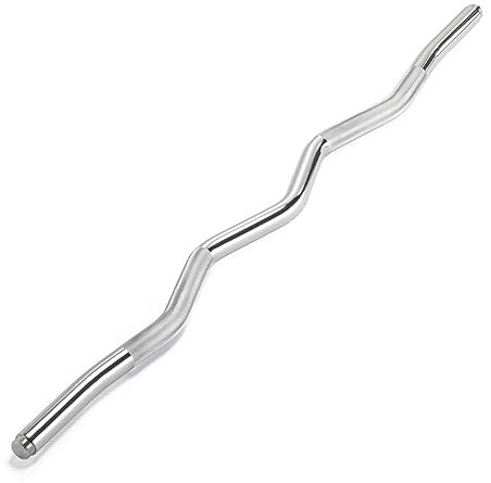 Northdeer EZ Curl Bar, Curling Barbell Bar, Non-Slip Weight Lifting Bar, 93cm, 4.6kg