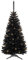 Schwarzer künstlicher Weihnachtsbaum Fichte Ghana PVC, Gold, 150cm