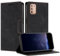 TOUCASA Funda Tipo Cartera para Motorola Moto G9 Plus, Cuero Flip Folio Carcasa, Funda con con Soporte Plegable magnética incorporada para Moto G9 Plus (Negro)