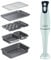 MasterClass Smart Space Stacking Non-Stick Bakeware Set, 7 Piece Baking Trays, Gift Boxed & Russell Hobbs Food Collection Electric Hand Blender, 2 Speeds and Pulse Technology