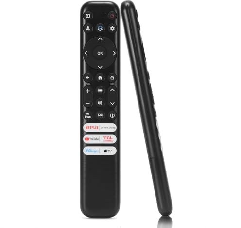 RC813 Replacement for TCL-Google-TV Remote Control, Compatible with TCL-Q550G Q650G Q670G Q750G QM850G S370G S450G S470G S550G FHD HDR LED UHD QLED Smart TVs-No Voice Function