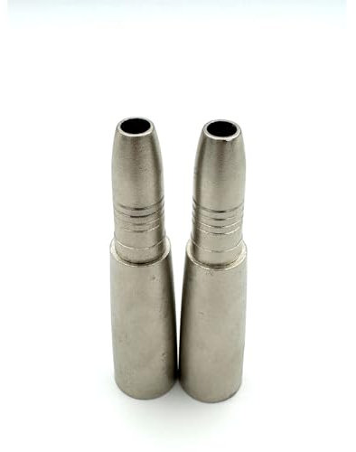 Qczhiwen 2PCS XLR Male to 1/4 Inch 6.35mm Female Adapter, 3-Pin XLR Male to Quarter Inch Female Jack Socket Audio Adapters Compatible with Microphone, Stereo, Mixer (2 x 6.35mm Female to XLR Male)
