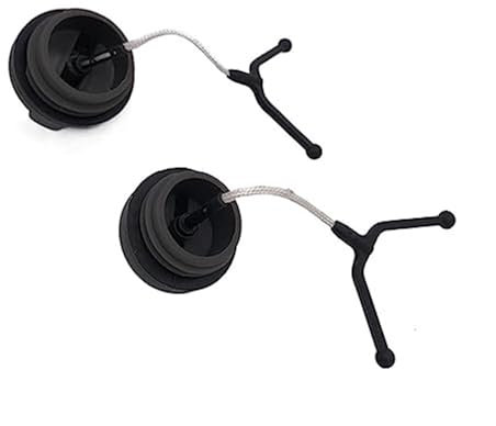 DEMULAX Benzin-Heizöltank-Einfülldeckel-Set, for Husqvarna, 61 66 272 268 42 266, for JONSERED, 600-Serie ab 1985, Kettensägenteile Kraftstofftankabdeckung für Kettensäge