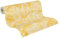 Livingwalls Hot Spots Motivtapete 10,05 m x 0,53 m mit sanfter Blattoptik - Gelb, Creme, Beige, Metallic - Vliestapete, Wanddeko im natürlichen Stil Made in Germany - 781984
