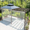 Tenda avvolgibile in PVC trasparente, impermeabile, per interni ed esterni, decorazione da giardino, spessore 0,5 mm, trasparente, con raccordi, tende avvolgibili per pergola, 90 x 300 cm