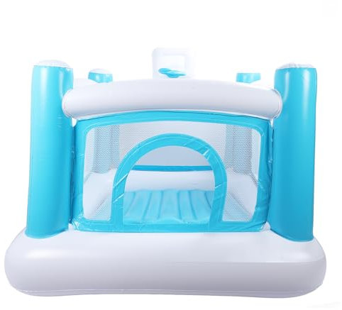 Premium PVC Bounce House mit Atmungsaktiven Netzwänden, Aufblasbarem Hüpfburg mit Abnehmbarer Matratze, Unterhaltungszentrum für Ferien oder Geburtstagsfeiern