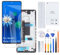 H&LYCYJ Pantalla para Xiaomi Redmi Note 12 Pro 5G TFT 22101316C 22101316I 23013RK75C 22101316G LCD Kit de montaje con marco