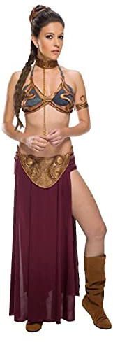 Rubies Costume Co. Star Wars Jabbas Gefangenenprinzessin Leia Kostüm, wie abgebildet, XS