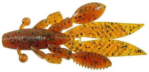 Yamamoto Flappin' Hog 9.5 cm, Calabaza con Negro Grande, Verde pequeño