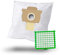 MisterVac | compatible avec les sacs d'aspirateur sacs de remplacement 30 pièces + filtre de remplacement filtre filtre de remplacement Rowenta RO 5927 Silence Force Extreme