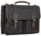 STILORD 'Karl' Aktentasche Herren Lehrertasche Bürotasche Laptoptasche Umhängetasche XL Businesstasche Vintage groß aus echtem Leder, Farbe:dunkel - braun
