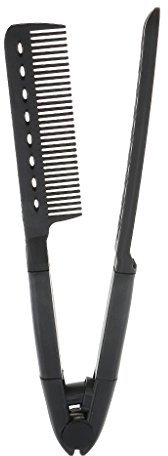 Haarglätter Kamm, Für das Glätten der Haarkamm Schwarz