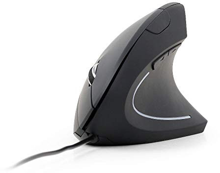 Gembird MUS-ERGO-01 USB-Maus, Ergonomische Maus Optisch Ergonomisch schwarz