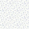 Galerie G67871 Miniatures 2 Cow Parsley Flower Design Wallpaper, Blue/White, 10m x 53cm
