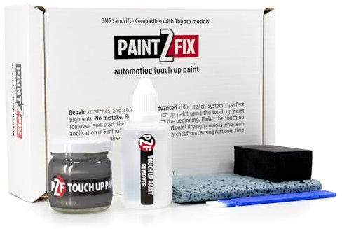 PAINT2FIX 3M5 Sandrift Kit de Peinture de Retouche pour Toyota Réparation des Rayures et des Ecailles