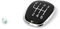 Skoda 5E0798117A Plakette Schaltknauf 6-Gang Schaltgetriebe Blende Clip chrom schwarz *** Befestigungssystem beachten ***