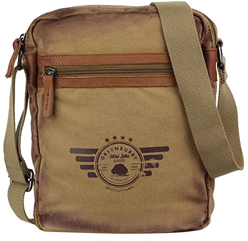 Greenburry Vintage Aviator Umhängetasche 22 cm